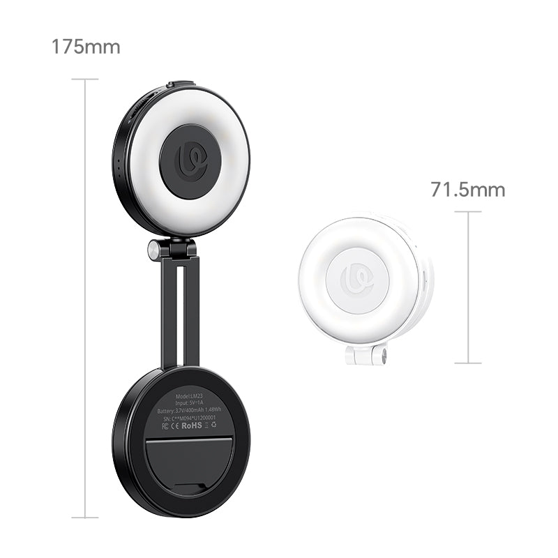 Ulanzi LM23 Smartphone Ring Light V2 met Magsafe - Wit - Videoverlichting
