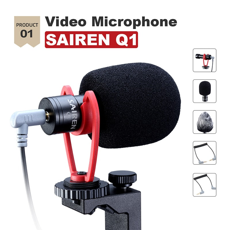 Ulanzi Smartphone vlog KIT: mini-statief, telefoonhouder & microfoon - Ministatieven