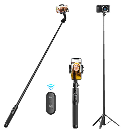 Ulanzi SK-03 Selfie Stick Stativ 1,6 m mit Bluetooth-Fernauslöser