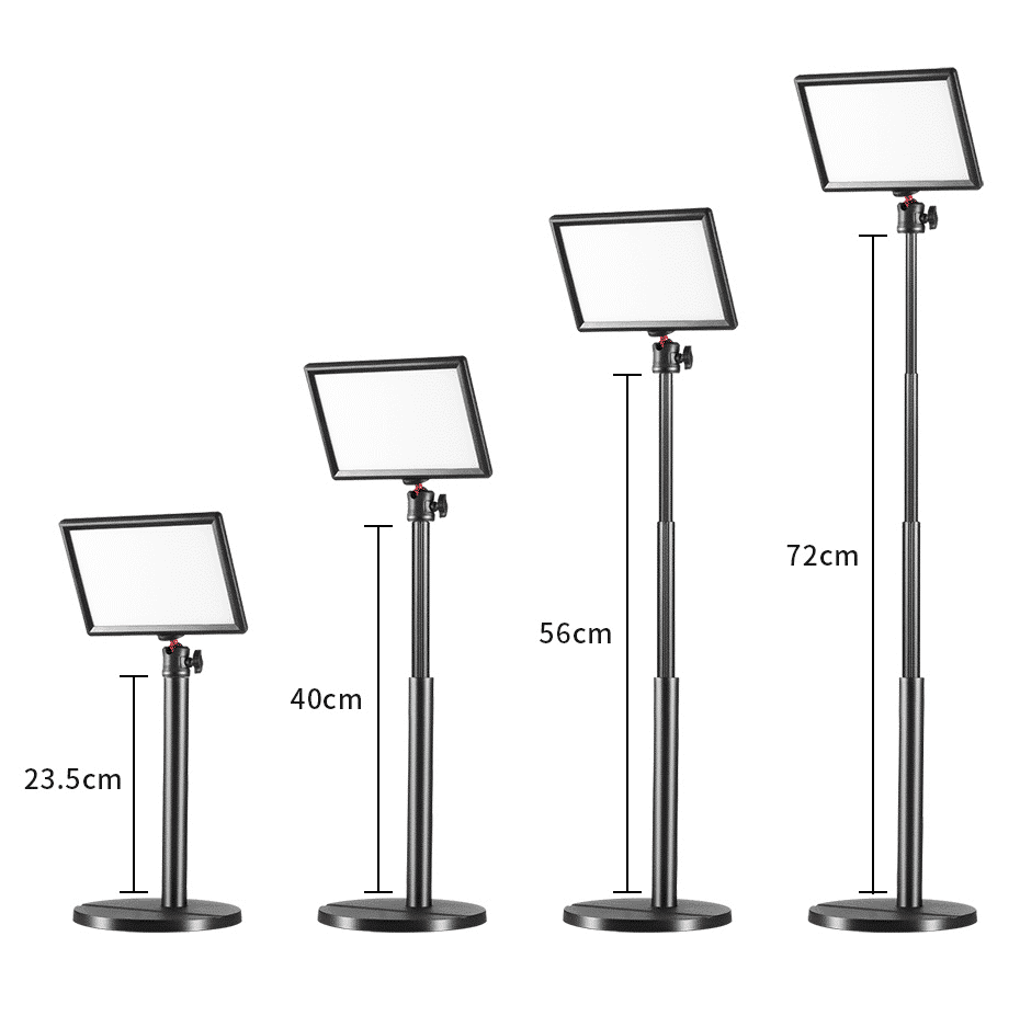 VIJIM K3 Desktop LED-videolamp voor streamen, YouTube en videobellen - Desktoplampen