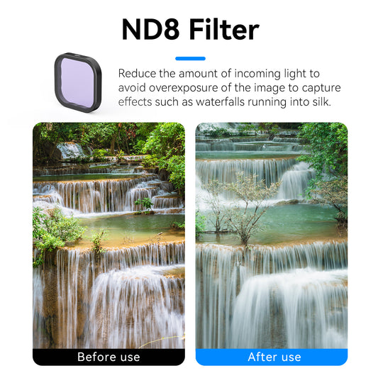 Telesin Lens Filter Kit GoPro Hero 13 - CPL+ND8/16/32/64 - GoPro filters