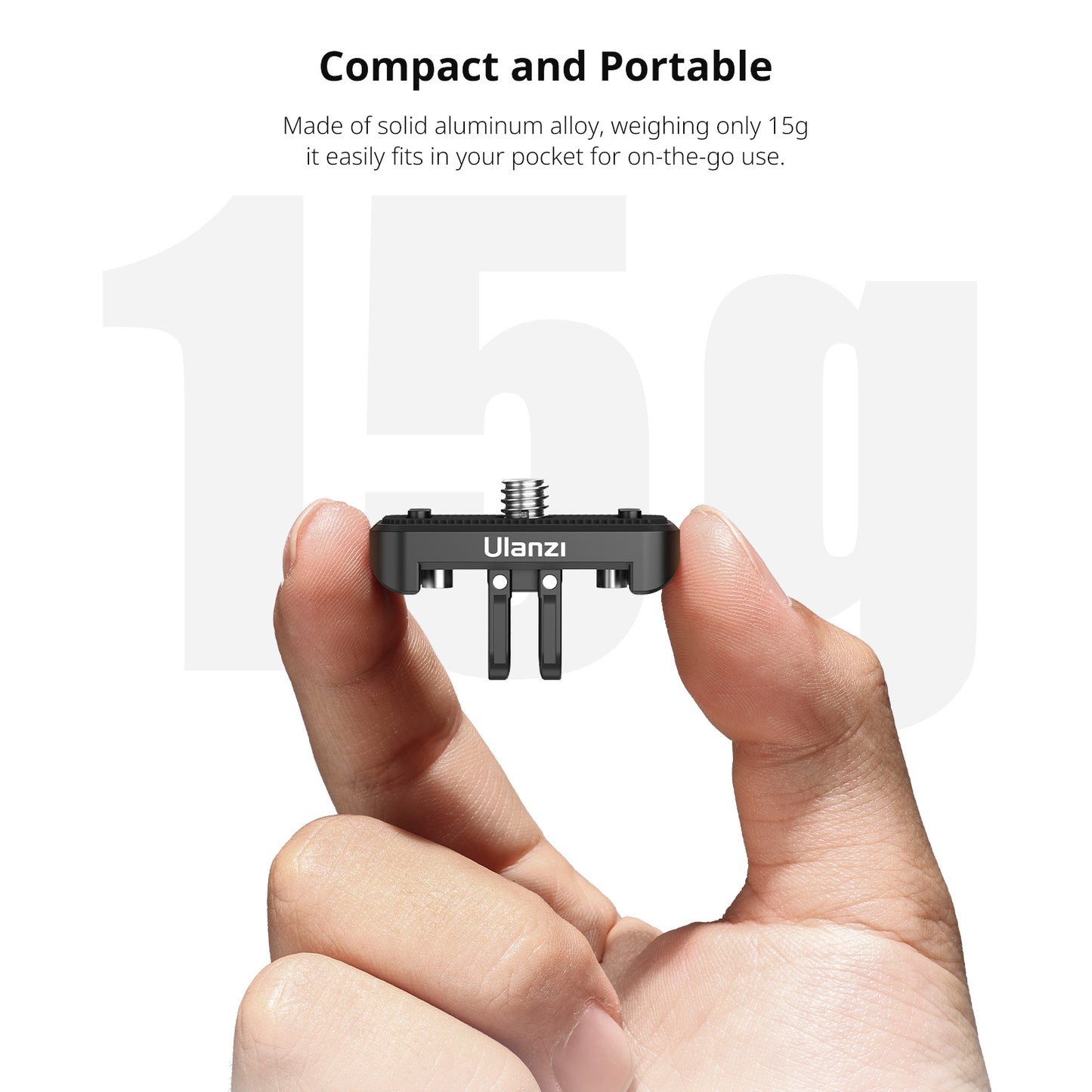 Ulanzi IN-05 Quick-Release Plate voor Insta360 X4 - GoPro-accessoires