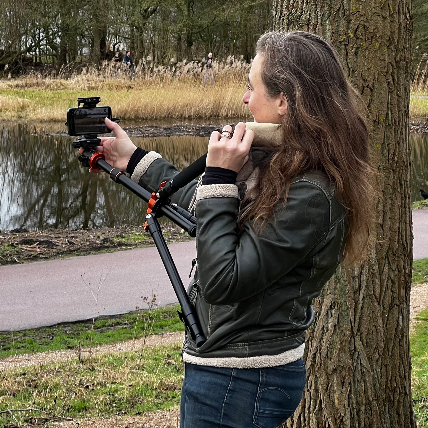 NewMediaBrains Statief + Telefoonhouder -
