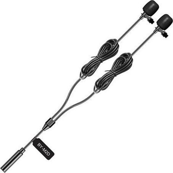 BOYA BY-M2D speldmicrofoon met Apple Lightning-aansluiting voor iPhone en iPad - Speldmicrofoons