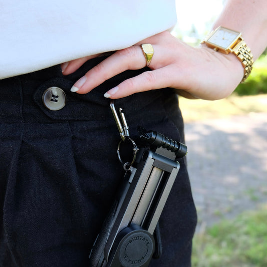 MOJOGEAR TS2 6-in-1 Mini Selfiestick Statief & Grip voor telefoon Magnetisch - Zwart - Statieven en toebehoren