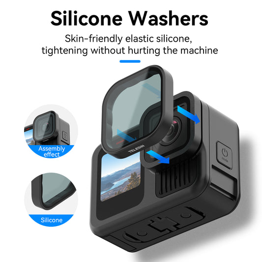 Telesin Lens Filter Kit GoPro Hero 13 - CPL+ND8/16/32/64 - GoPro filters