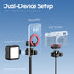Ulanzi MT-44 M magnetische selfiestick statief met remote - Zwart - Selfiesticks