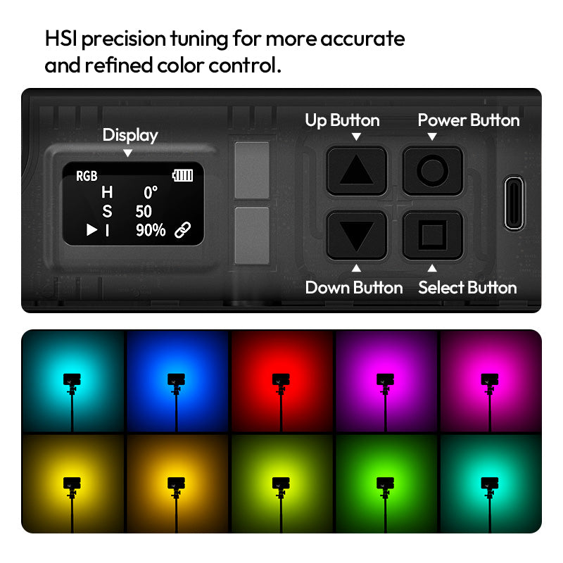 Ulanzi FOLD8 faltbare Taschenlampe RGB