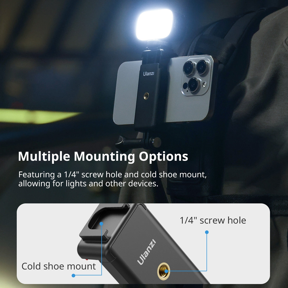 Ulanzi CO62 Go Quick II Rucksack-Clip-Halterung