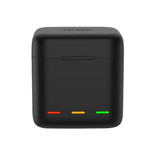 Telesin Oplaadbox met 3 batterijen voor GoPro 9/ 10 / 11 / 12 - GoPro Accu's en opladers