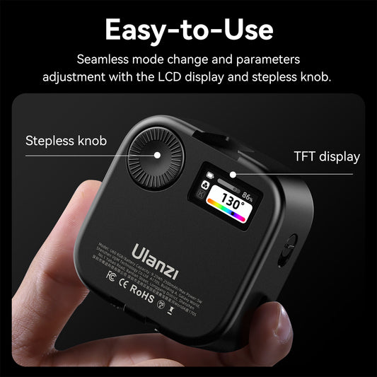 Ulanzi U60 RGB Videolamp - Cameralampen