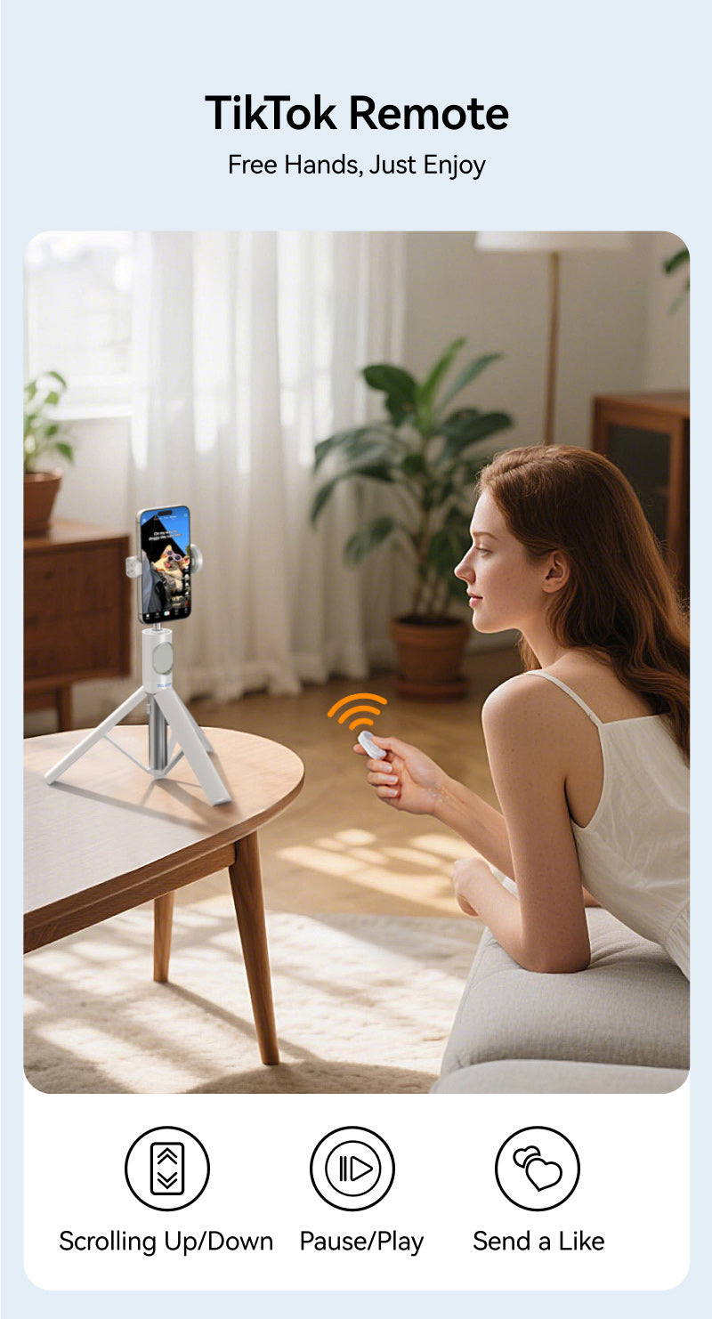 Telesin P1-TSS-001 Selfiestick Stativ - Weiß