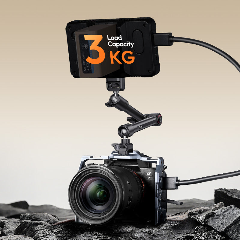 Ulanzi HD02 Magic Arm Kit mit Klemme – Schwarz