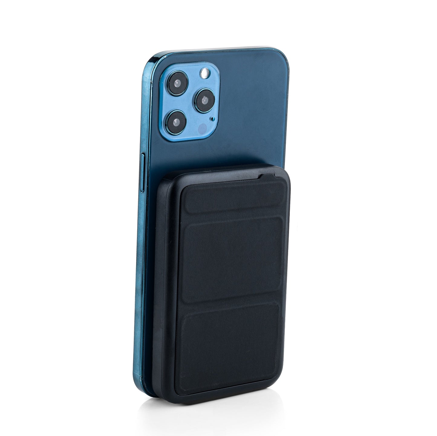 Batterie externe sans fil MOJOGEAR MagSafe 10 000 mAh - Magnétique et sans fil pour Android et iPhone - Avec support de bureau - Noir - Powerbanks