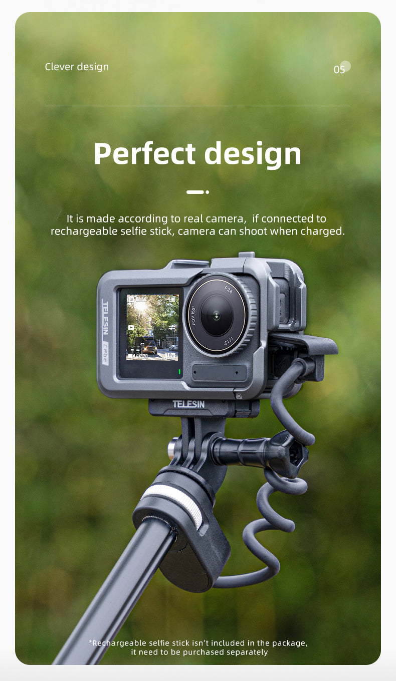 Telesin Metallkäfig für DJI Osmo Action 3/4