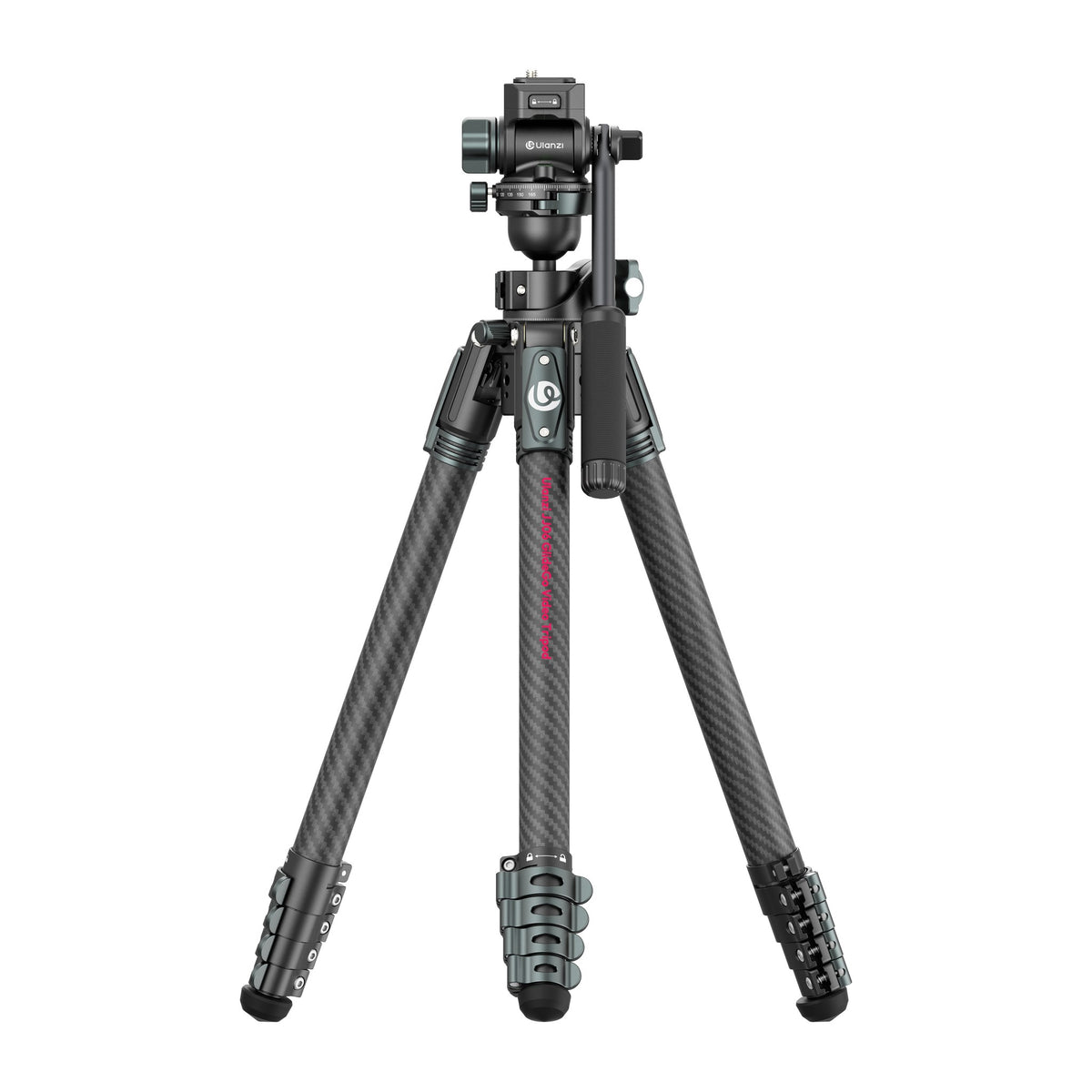 Ulanzi GlideGo JJ06 Video Tripod met kantelbare arm - Carbon - Grote statieven