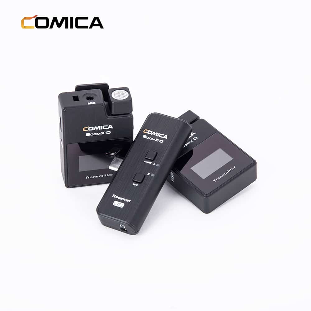 Comica BoomX-D UC2 draadloze microfoon-set met 2 zenders en USB-C-ontvanger - Obsolete