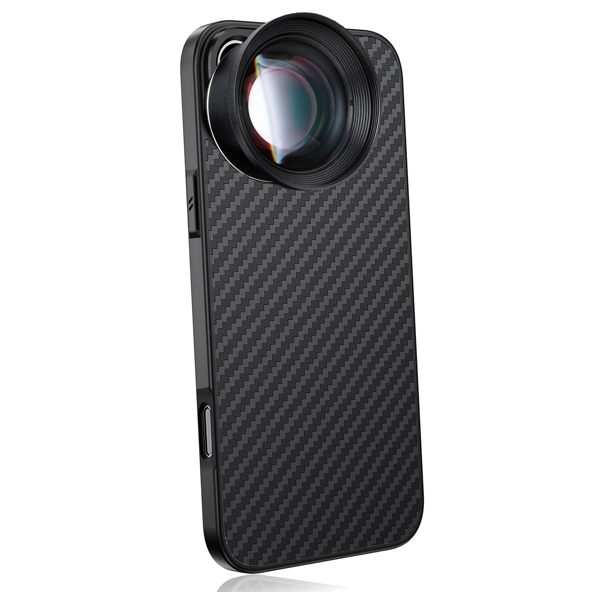 MOJOGEAR 17mm lens case voor iPhone 16 Plus - Carbon - Overige producten
