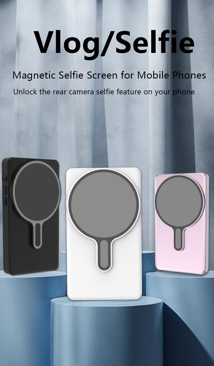 MOJOGEAR VS3 Selfie Vlog Monitor draadloos + bedraad - Wit -