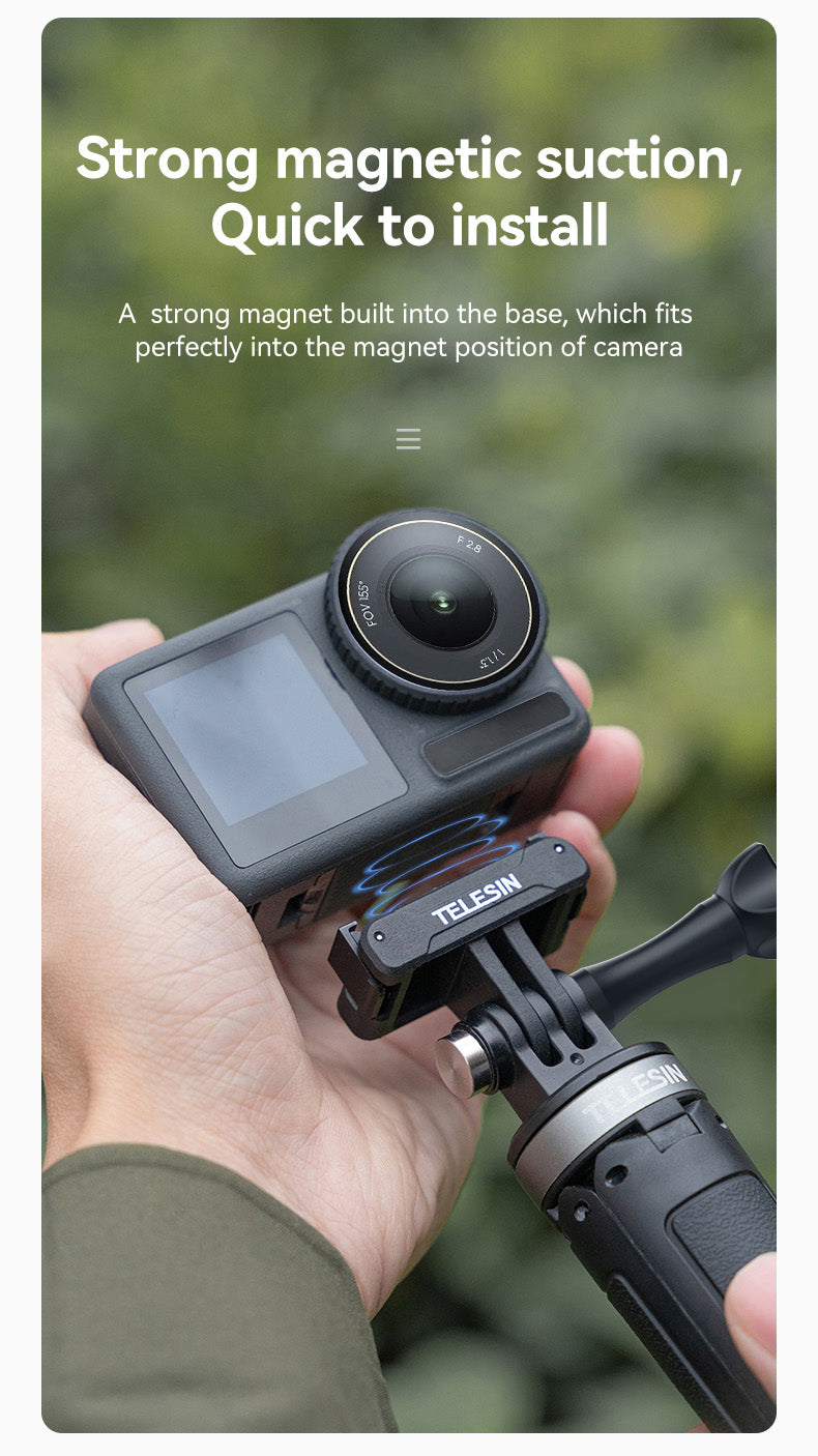 Telesin Magnetische Doppel-Klauenhalterung - DJI Osmo Action 3/4/5