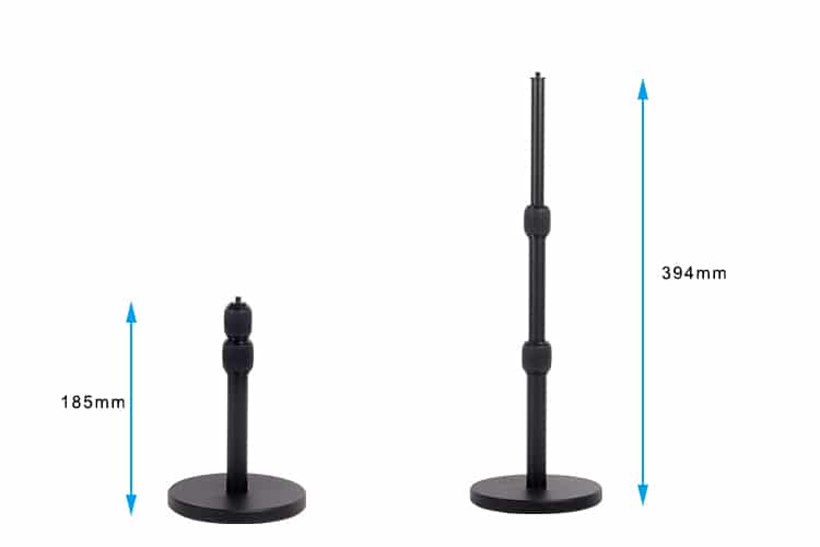 MOJOGEAR DS2 Microfoon Tafelstatief uitschuifbaar - Microfoonaccessoires