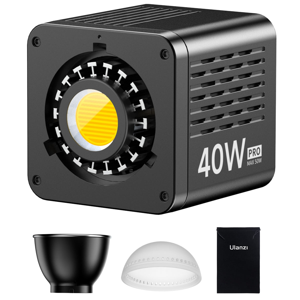 Ulanzi 40W PRO COB-Lampe, zweifarbig, mit eingebautem Akku
