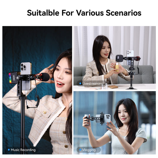 Ulanzi MA53 Draaibare telefoonhouder met Arca Swiss - Metaal - Telefoon en Tablethouders