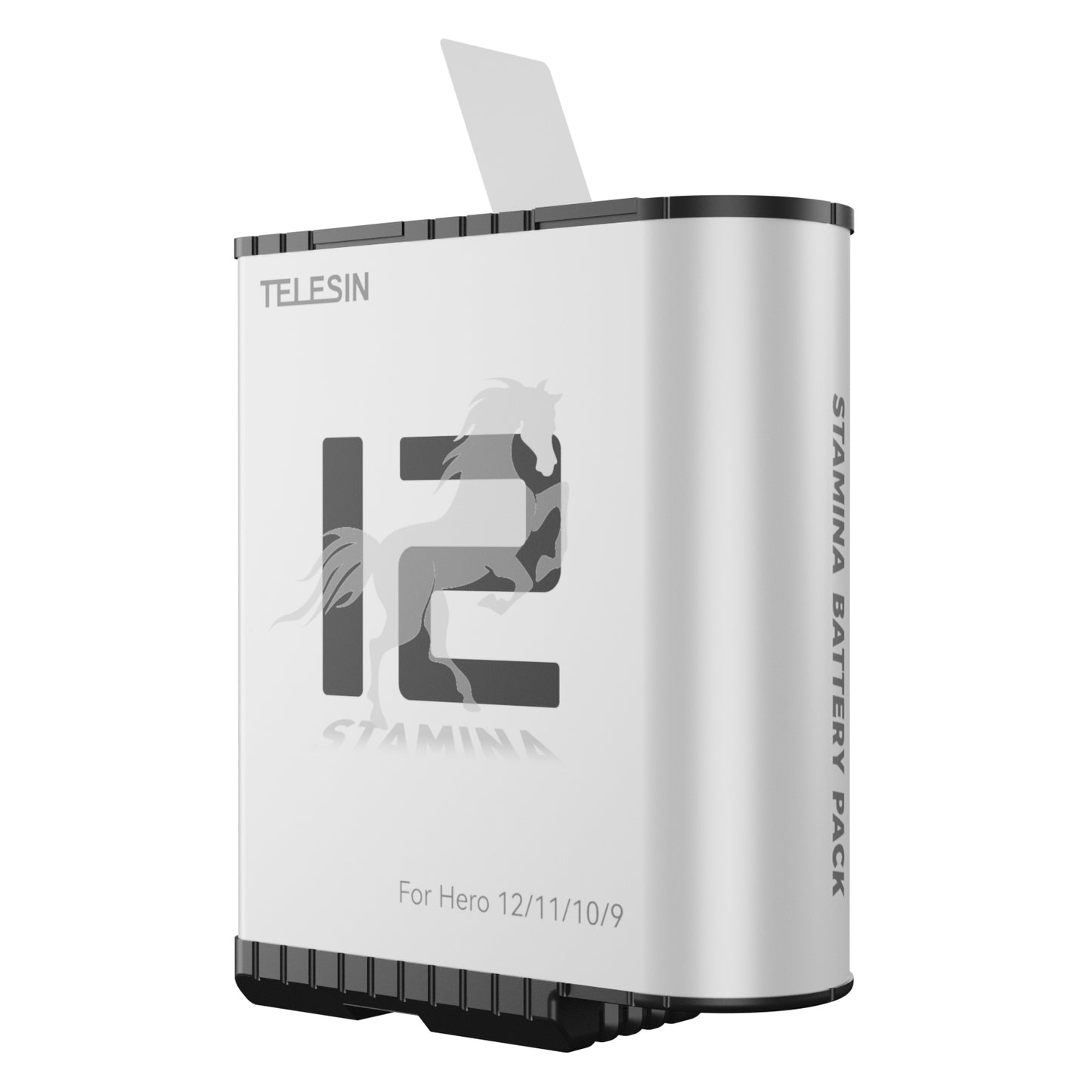 Telesin Stamina Wintersport Batterij voor GoPro 9 / 10 / 11 / 12 - 1750 mAh - GoPro-accessoires