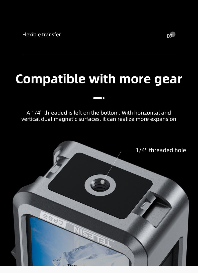 Telesin Metallkäfig für DJI Osmo Action 3/4