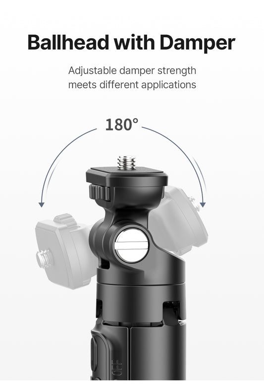 Ulanzi RMT-01 selfie stick statief met remote voor camera/smartphone - Selfiesticks