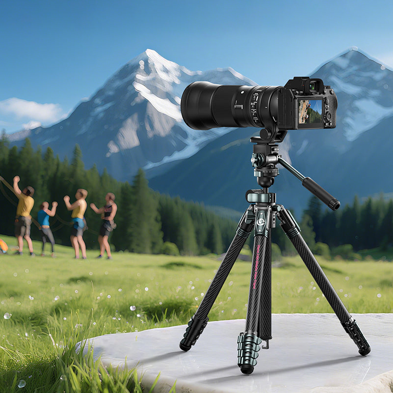 Ulanzi GlideGo JJ06 Video Tripod Carbon - Schwarz