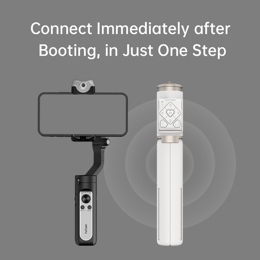 Hohem RS01 Selfie Stick Statief met Gimbal Remote - Zwart - Gimbal-accessoires