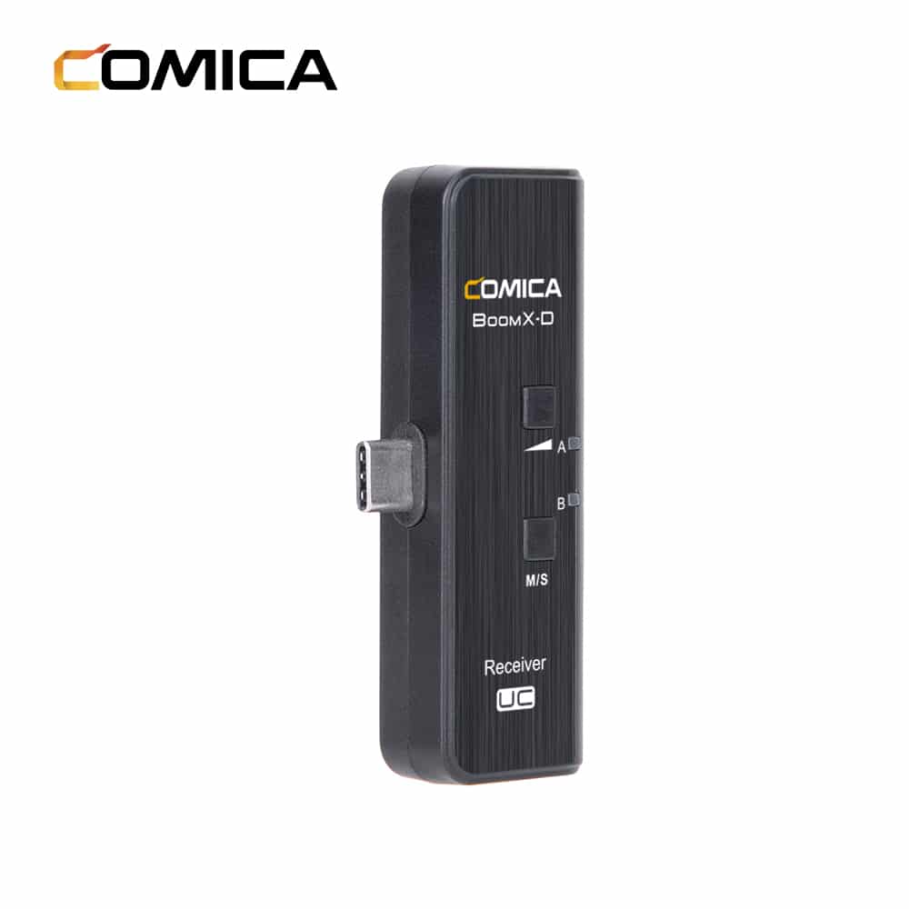 Comica BoomX-D UC2 draadloze microfoon-set met 2 zenders en USB-C-ontvanger - Obsolete
