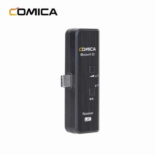 Comica BoomX-D UC2 draadloze microfoon-set met 2 zenders en USB-C-ontvanger - Obsolete