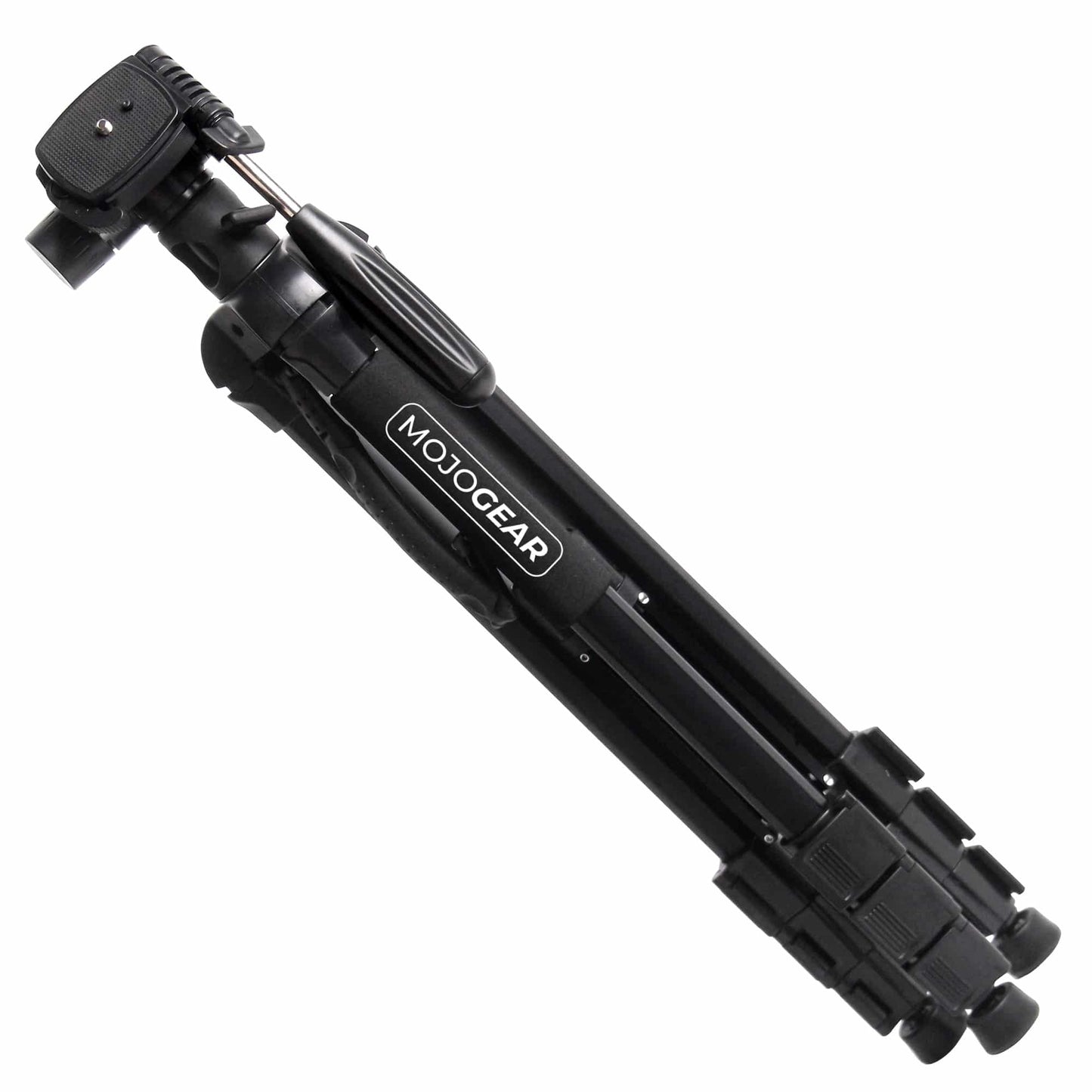 MOJOGEAR 179 cm 3-in-1-Kamera- und Telefonstativ: Dreibein, Einbeinstativ und horizontaler Arm