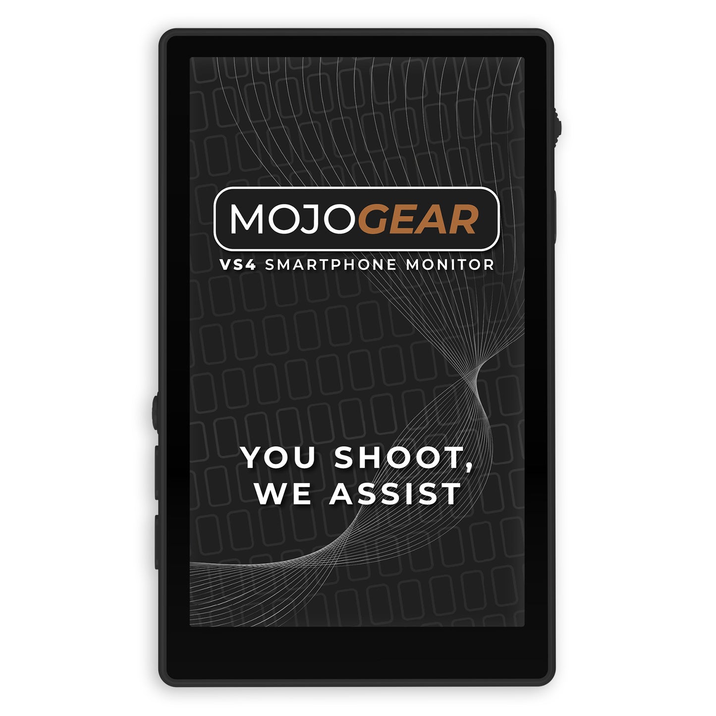 MOJOGEAR VS4 Touchscreen Selfie-Vlog-Monitor – Schwarz