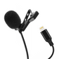 MOJOGEAR Speldmicrofoon met Lightning-aansluiting voor iPhone en iPad - 3 meter - Speldmicrofoons