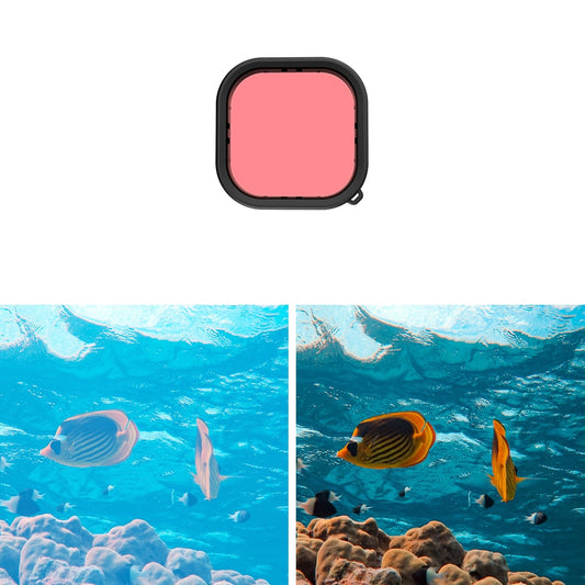 MOJOGEAR Duikfilters voor MOJOGEAR GoPro Hero 9,10,11,12 waterdichte behuizing - GoPro Onderwater-accessoires