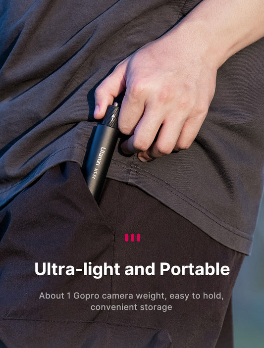 Ulanzi MT-58 Invisible Selfie Stick voor Insta360 - 120 cm - Selfiesticks