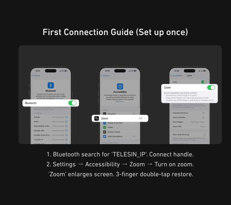 Telesin Master Grip für iPhone 17 Pro Max - Standard-Set