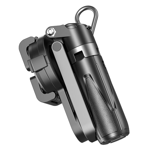 MOJOGEAR TS2 6-in-1 Mini Selfiestick Statief & Grip voor telefoon Magnetisch - Zwart - Statieven en toebehoren