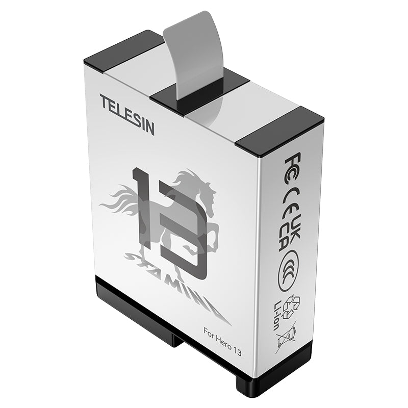 Telesin oplaadbare batterij voor GoPro 13 - 1950 mAh - GoPro Accu's en opladers