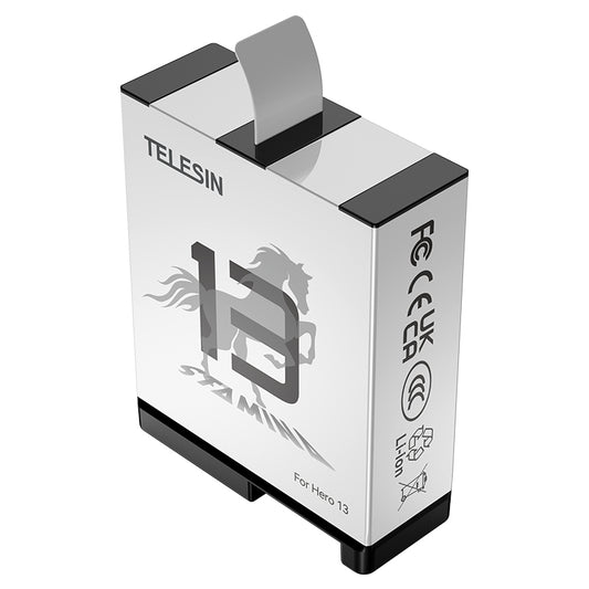 Telesin oplaadbare batterij voor GoPro 13 - 1950 mAh - GoPro Accu's en opladers