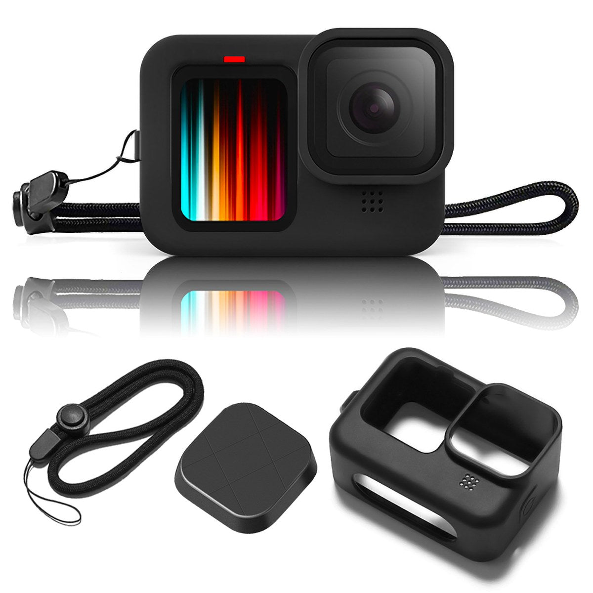 MOJOGEAR Siliconen beschermhoes voor GoPro Hero 9,10,11 en 12 - GoPro Cases & behuizingen