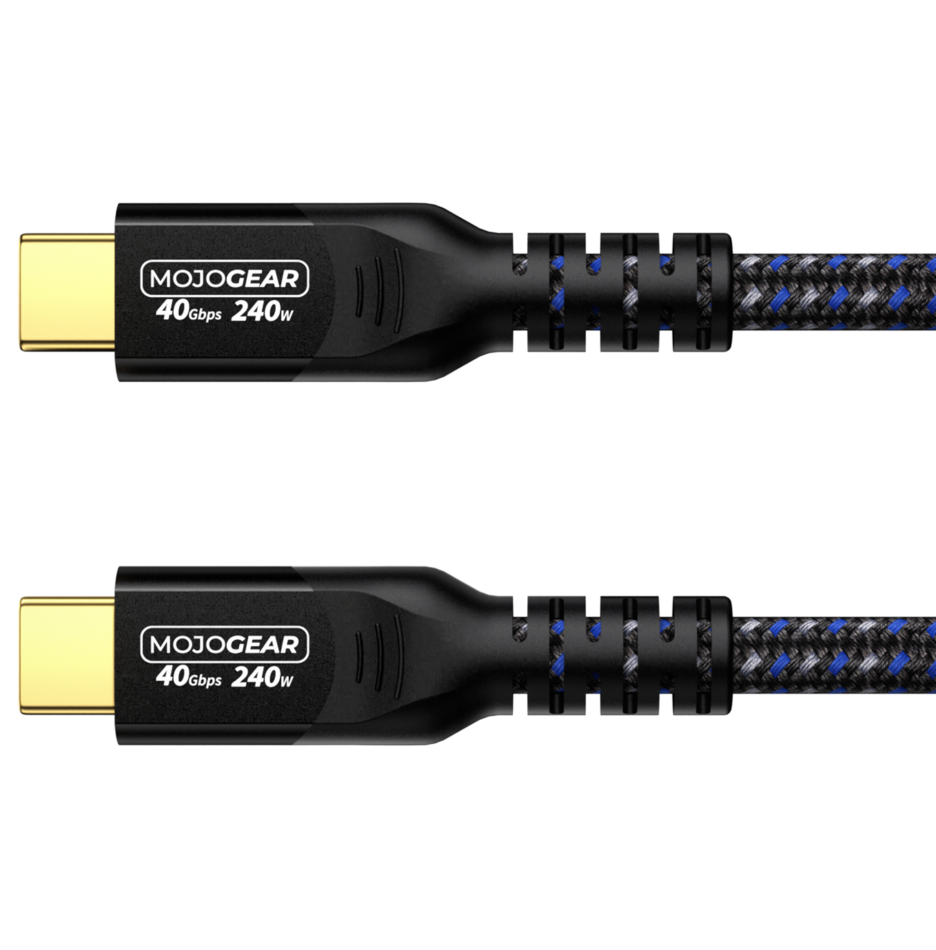 MOJOGEAR USB-C naar USB-C kabel 240W 40Gbps USB 4.0 - 1.5m - Telefoonkabels