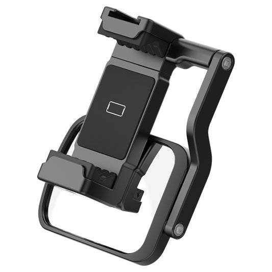 Ulanzi ST-30 Telefoonhouder voor statief met selfie/vlog spiegel - Metaal - Telefoonhouders
