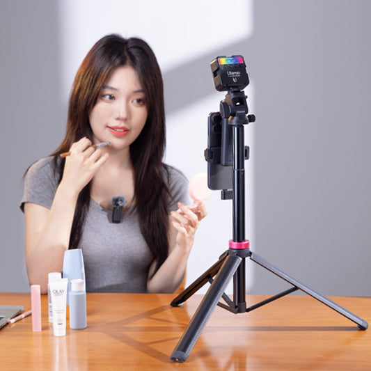 Ulanzi MT-78 Multi-functioneel statief voor smartphone en camera - 185cm - Vaste statieven