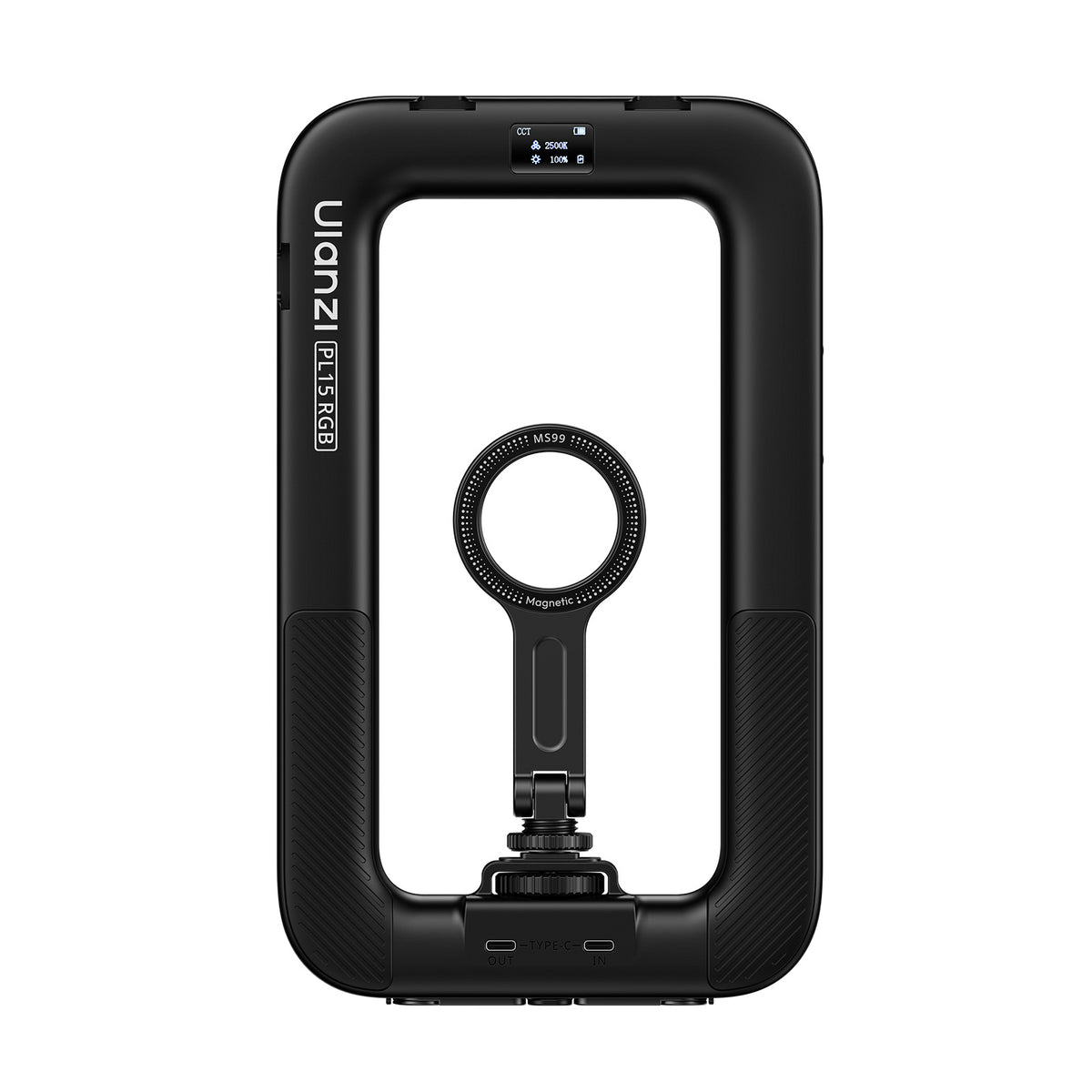 Ulanzi PL15RGB Ringlampen-Video-Rig für Smartphone – MagSafe