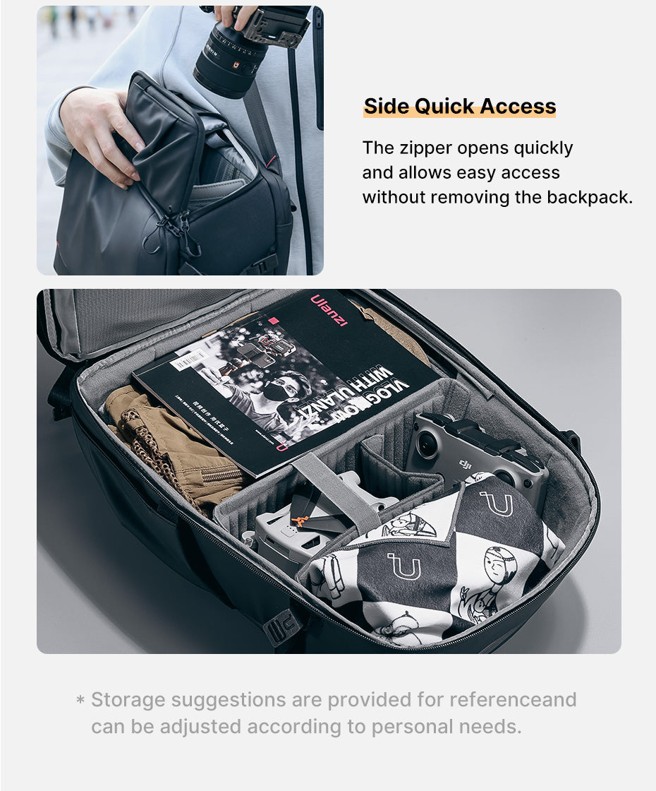 Ulanzi BP09 Camera Rugzak City Series 22 liter - Tassen