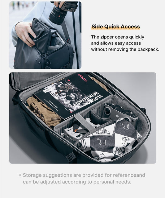 Ulanzi BP09 Camera Rugzak City Series 22 liter - Tassen